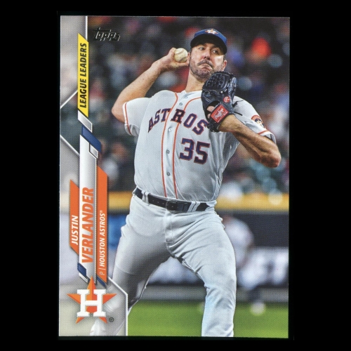 Justin Verlander 2020 Topps League Leaders Astros
