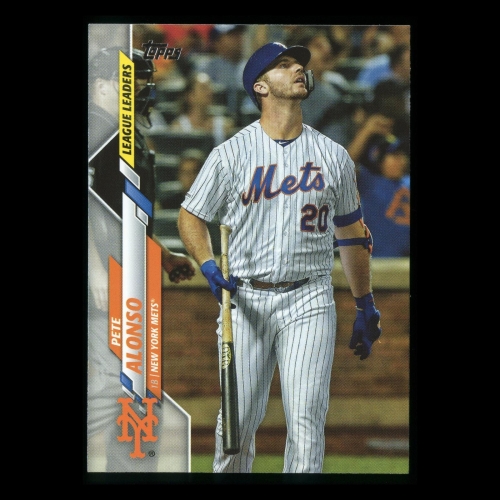 Pete Alonso 2020 Topps League Leaders Mets