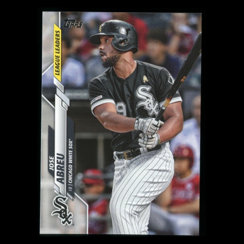 Jose Abreu 2020 Topps League Leaders White Sox