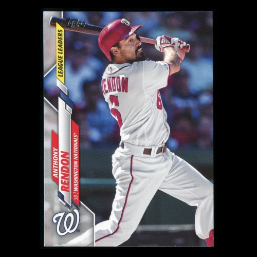 Anthony Rendon 2020 Topps League Leaders Nationals