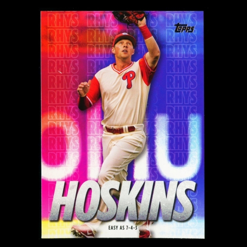 Rhys Hoskins 2020 Topps Easy As 7-4-3 Phillies