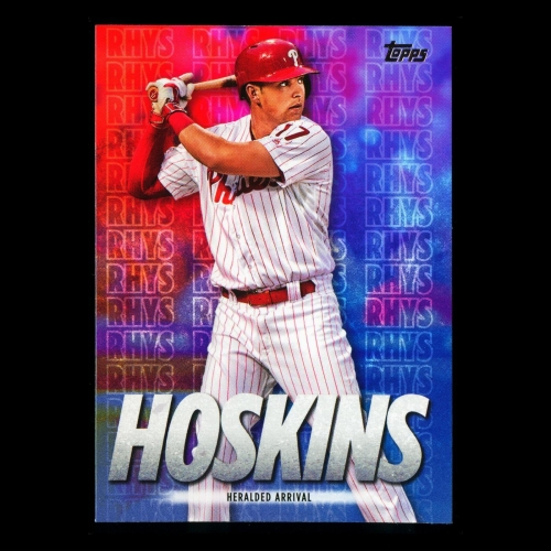 Rhys Hoskins 2020 Topps Heralded Arrival Phillies