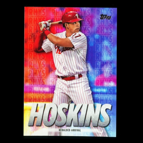 Rhys Hoskins 2020 Topps Heralded Arrival Phillies