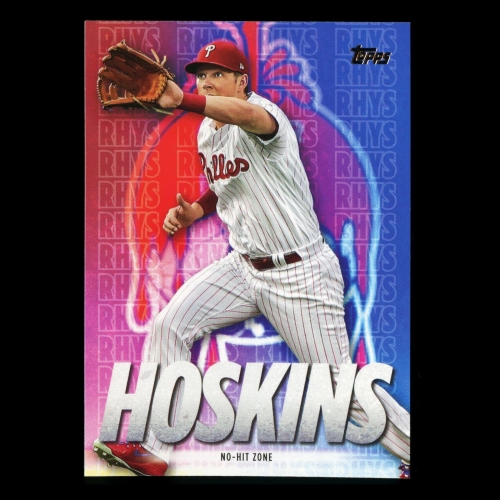 Rhys Hoskins 2020 Topps No-Hit Zone Phillies