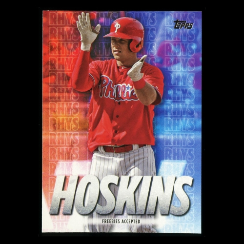 Rhys Hoskins 2020 Topps Freebies Accepted Phillies