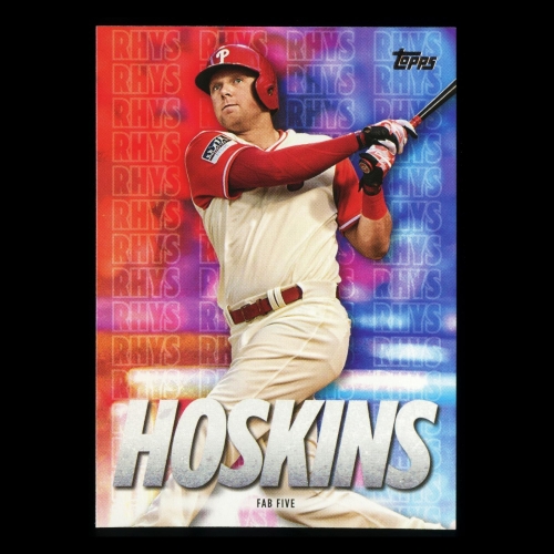 Rhys Hoskins 2020 Topps Fab Five Phillies