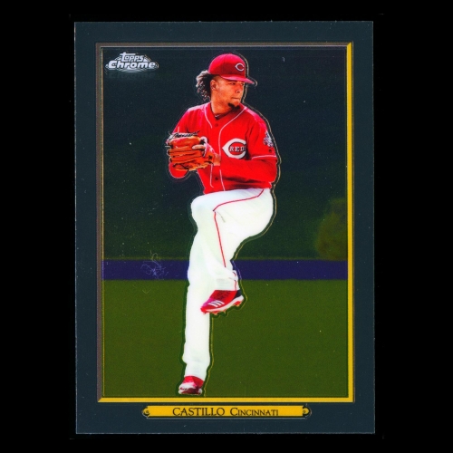 Luis Castillo 2020 Topps Chrome Turkey Red Chrome Reds