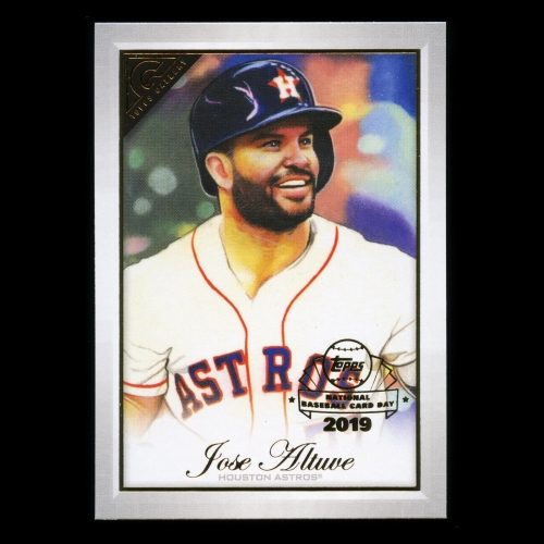 Jose Altuve 2019 Topps Gallery National Baseball Card Day Astros