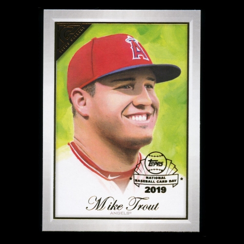 Mike Trout 2019 Topps Gallery National Baseball Card Day Angels