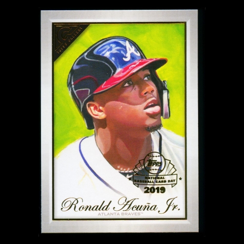 Ronald Acuna Jr. 2019 Topps Gallery National Baseball Card Day Braves