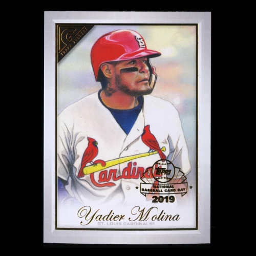 Yadier Molina 2019 Topps Gallery National Baseball Card Day Cardinals