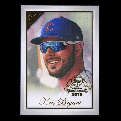 Kris Bryant 2019 Topps Gallery National Baseball Card Day Cubs