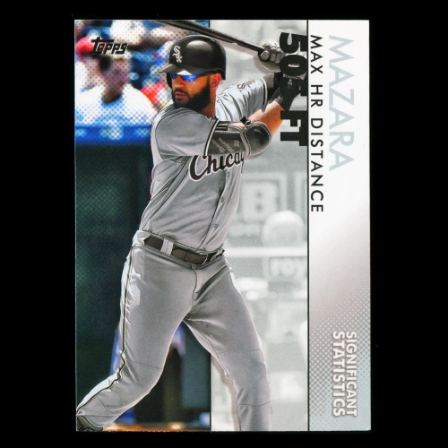 Nomar Mazara 2020 Topps Significant Statistics Max HR Distance White Sox