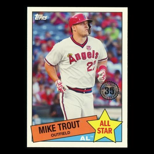 Mike Trout 2020 Topps 35 Anniversary 85 Retro All Star Angels
