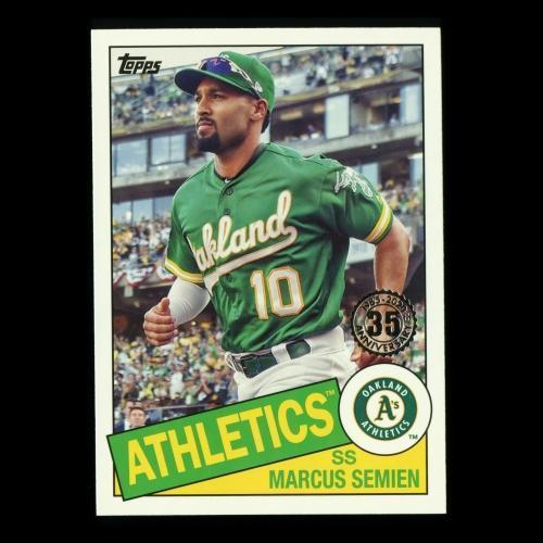 Marcus Semien 2020 Topps 35 Anniversary 85 Retro Athletics