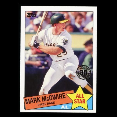 Mark McGwire 2020 Topps 35 Anniversary 85 Retro All Star Athletics