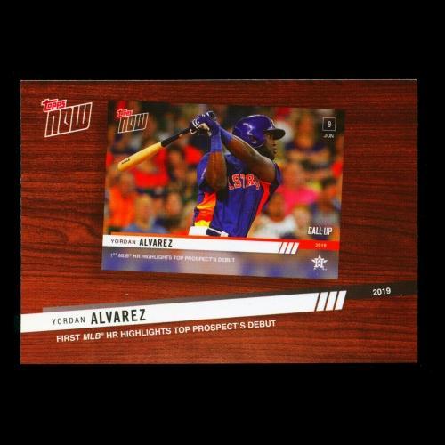 Yordan Alvarez 2020 Topps - Topps Now Review Astros