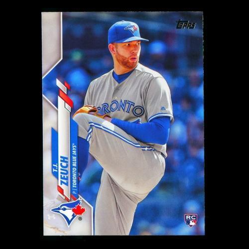 T.J. Zeuch RC 2020 Topps Rookie Blue Jays