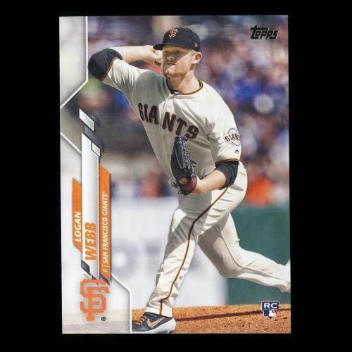 Logan Webb RC 2020 Topps Rookie Giants