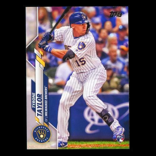 Tyrone Taylor RC 2020 Topps Rookie Brewers