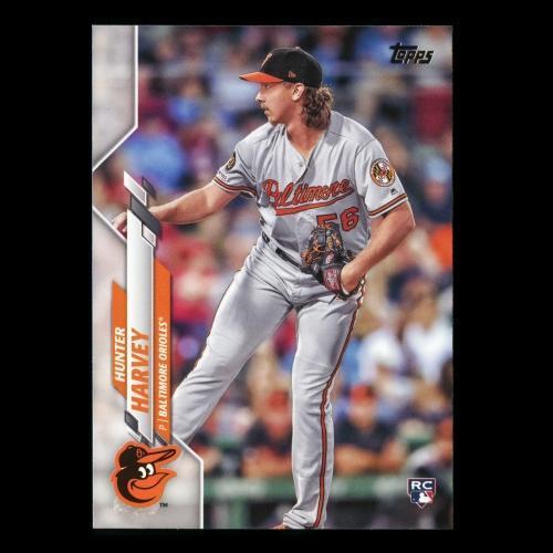 Hunter Harvey RC 2020 Topps Rookie Orioles