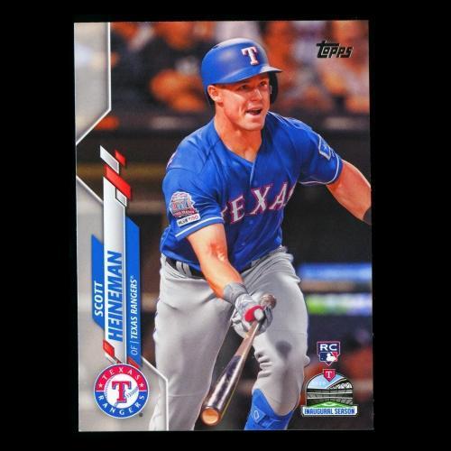 Scott Heineman RC 2020 Topps Rookie Inaugural Season Rangers