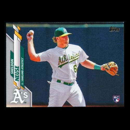 Sheldon Neuse RC 2020 Topps Rookie Athletics