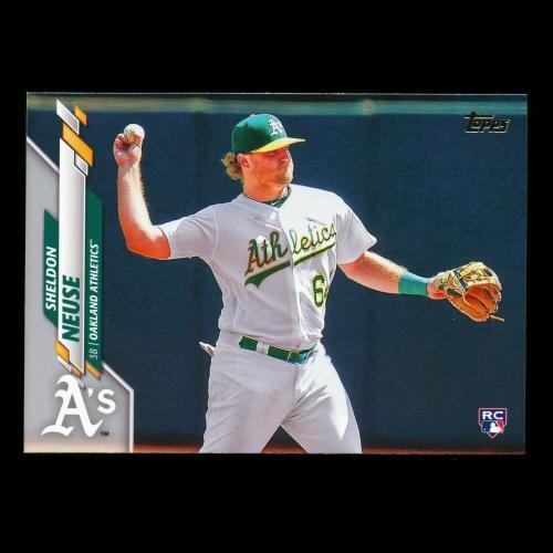 Sheldon Neuse RC 2020 Topps Rookie Athletics