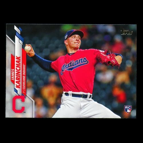 James Karinchak RC 2020 Topps Rookie Indians
