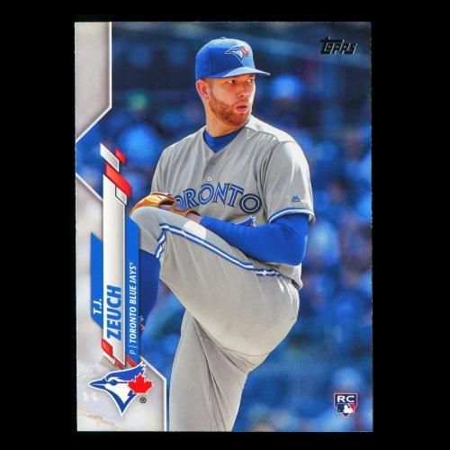 T.J. Zeuch RC 2020 Topps Rookie Blue Jays