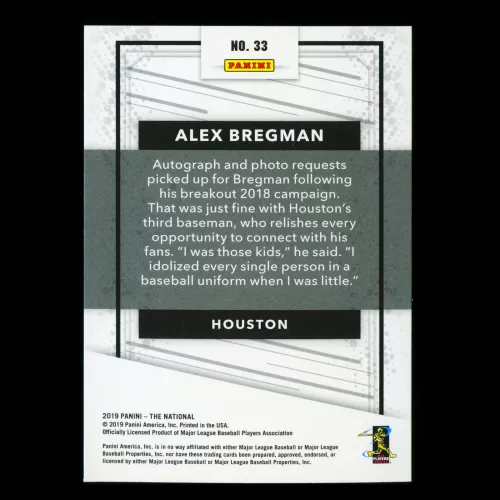 Alex Bregman 2019 The National Astros