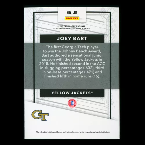 Joey Bart 2019 The National Yellow Jackets