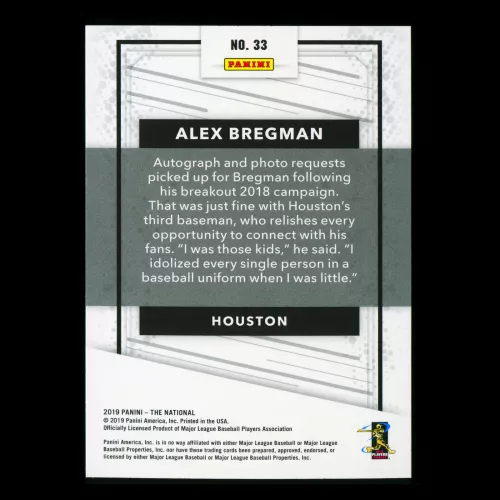 Alex Bregman 2019 The National Astros