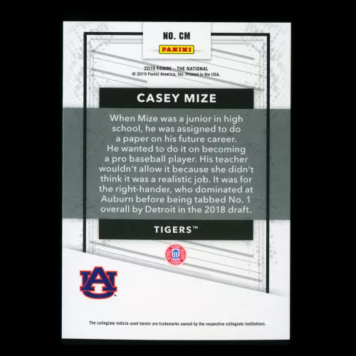 Casey Mize 2019 The National Tigers
