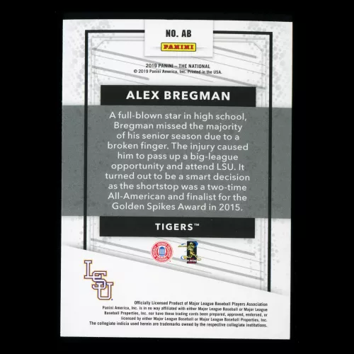 Alex Bregman 2019 The National Tigers