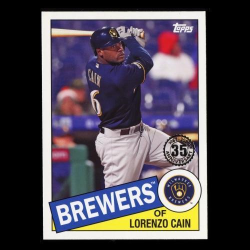 Lorenzo Cain 2020 Topps 35 Anniversary 85 Retro Brewers