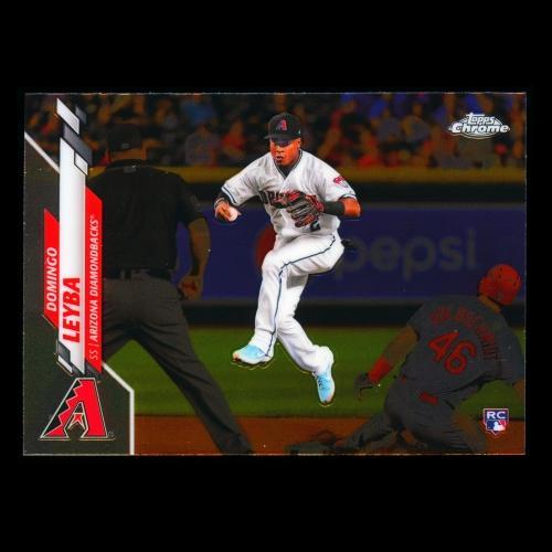 Domingo Leyba RC 2020 Topps Chrome Rookie Diamondbacks