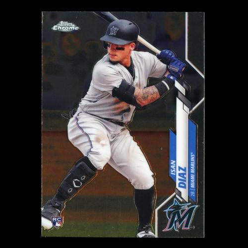 Isan Diaz RC 2020 Topps Chrome Rookie Marlins