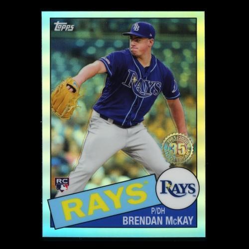 Brendan McKay RC 2020 Topps Chrome 35 Anniversary 85 Retro Rays