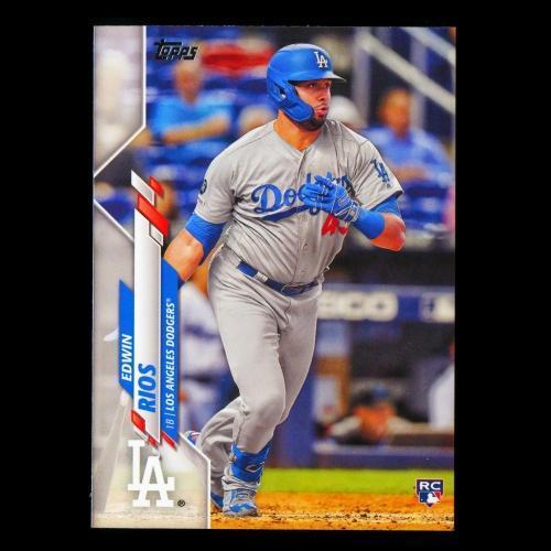 Edwin Rios RC 2020 Topps Rookie Dodgers