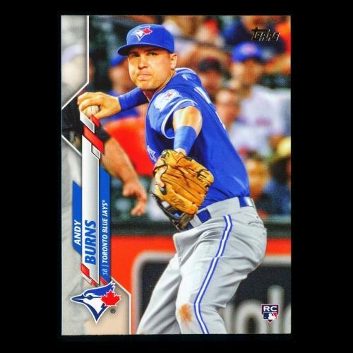 Andy Burns RC 2020 Topps Rookie Blue Jays