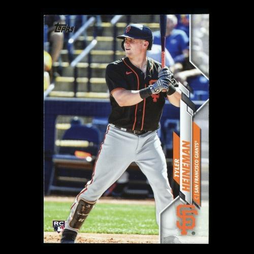 Tyler Heineman RC 2020 Topps Rookie Giants