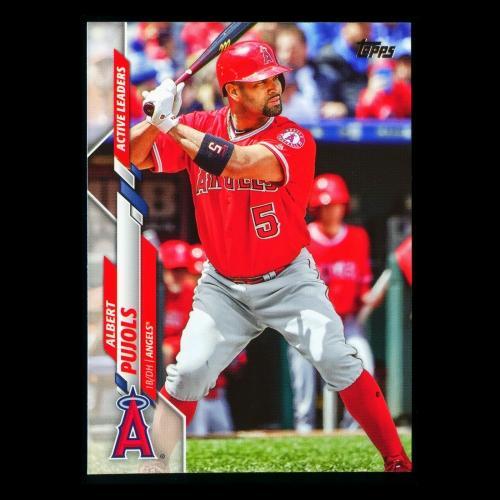 Albert Pujols 2020 Topps Active Leaders Angels