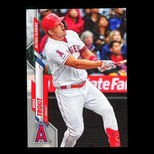 Mike Trout 2020 Topps Active Leaders Angels