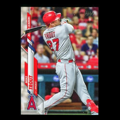Mike Trout 2020 Topps Active Leaders Angels