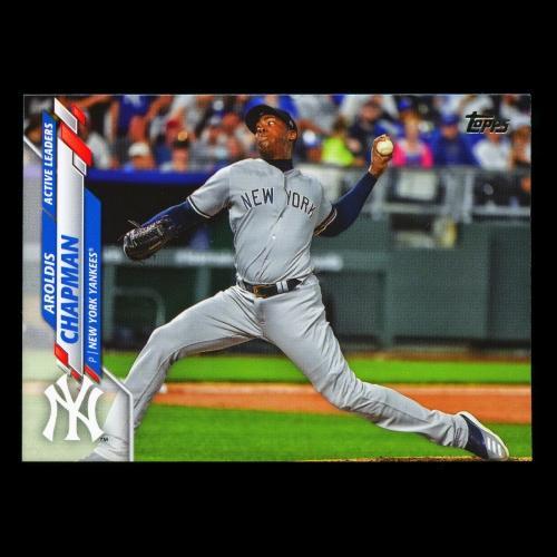 Aroldis Chapman 2020 Topps Active Leaders Yankees