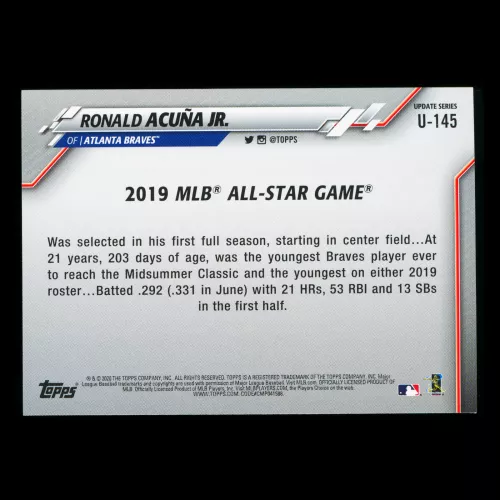 Ronald Acuna Jr. 2020 Topps All-Star Game Braves