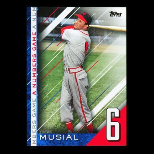 Stan Musial 2020 Topps A Numbers Game - 6 Cardinals