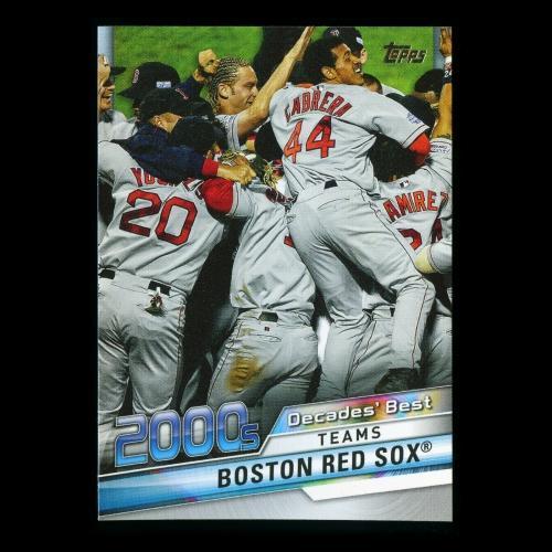 Boston Red Sox 2020 Topps Decades' Best Teams 2000s