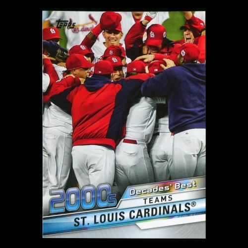 St. Louis Cardinals 2020 Topps Decades' Best Teams 2000s